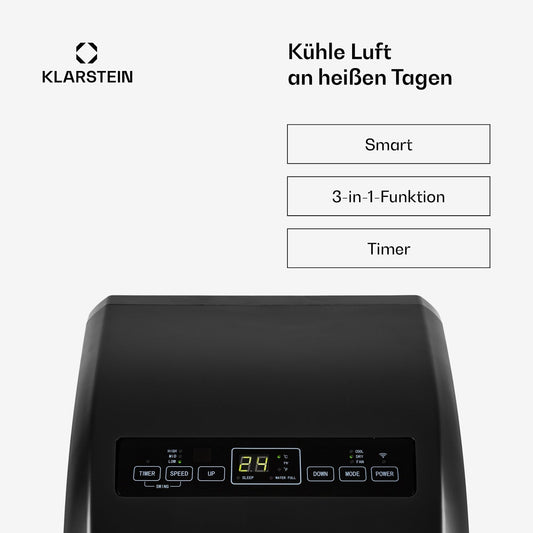 Klarstein Metrobreeze Rome Smart Mobiles Klimagerät 10000 BTU R290