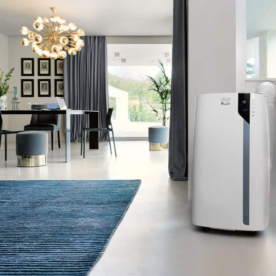 De'Longhi Pinguino PACEX105A+++ mobiles Klimagerät 10000 BTU A+++ 50% leiser