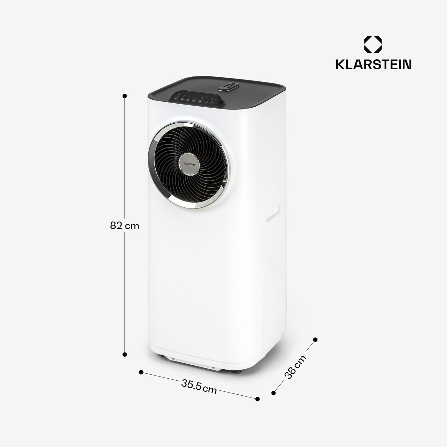 Klarstein Kraftwerk Smart 12000 BTU Mobile Klimaanlage R290 50dB 56m²