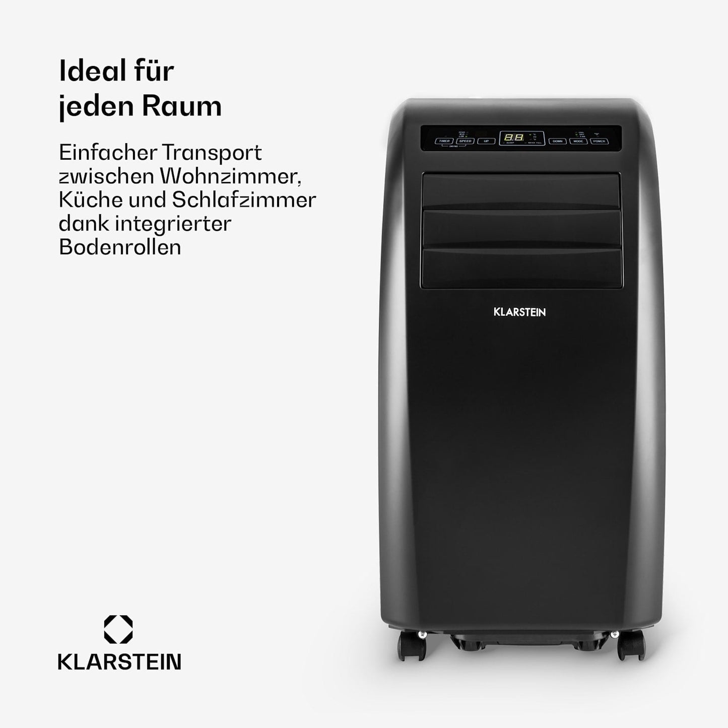 Klarstein Metrobreeze Rome Smart 10000 BTU Mobile Klimaanlage A+ R290 42m²