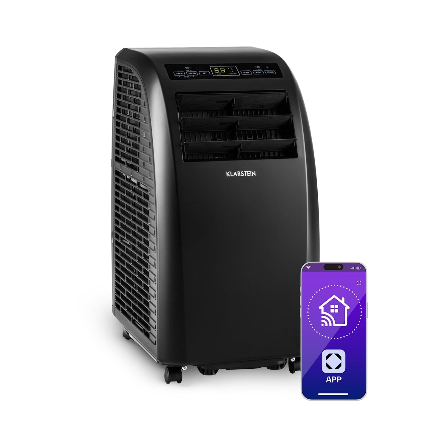 Klarstein Metrobreeze Rome Smart 10000 BTU Mobile Klimaanlage A+ R290 42m²