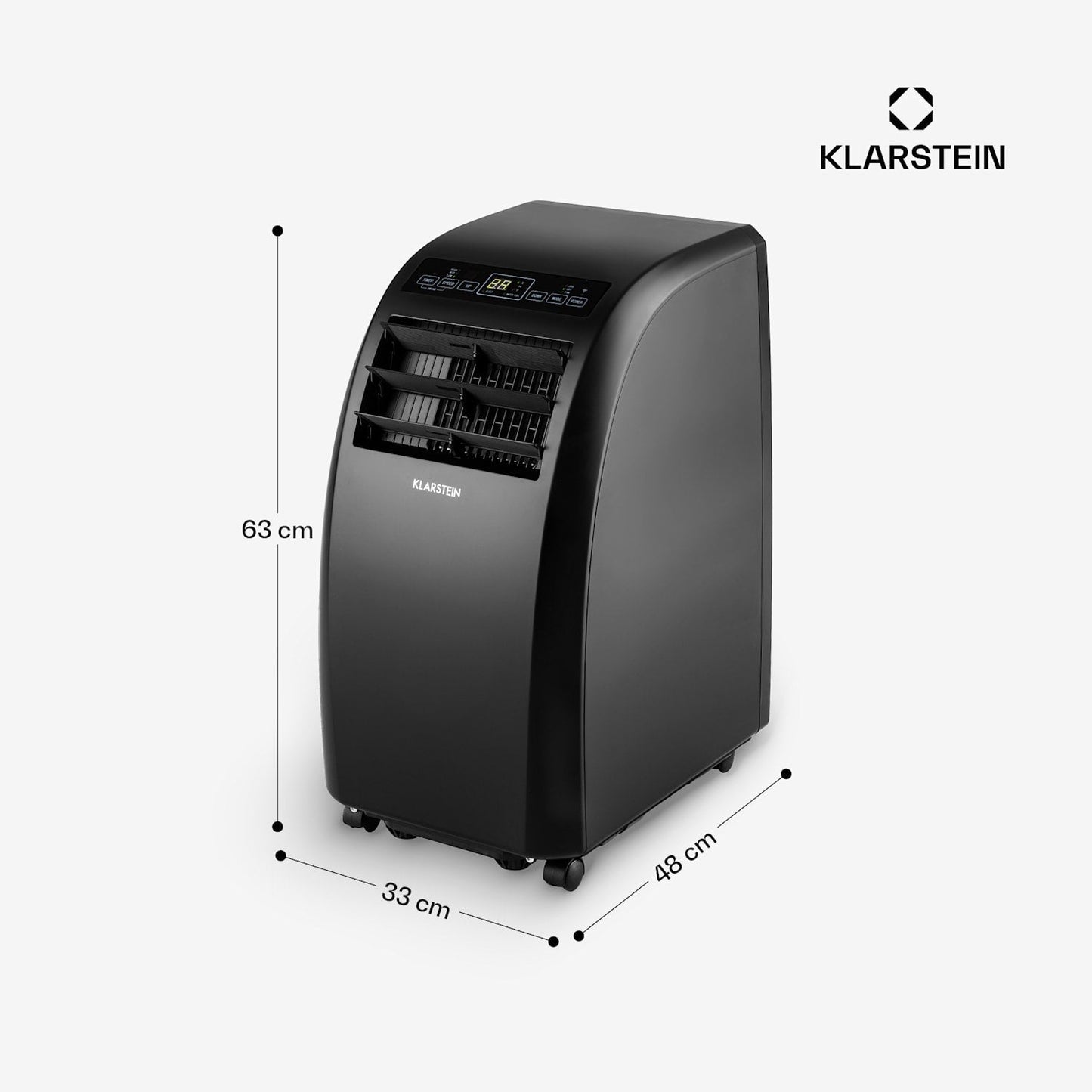Klarstein Metrobreeze Rome Smart 10000 BTU Mobile Klimaanlage A+ R290 42m²