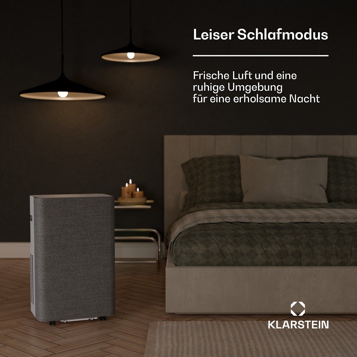 Klarstein AireLux Smart 14000 BTU Mobile Klimaanlage R290 App 65m² Grau