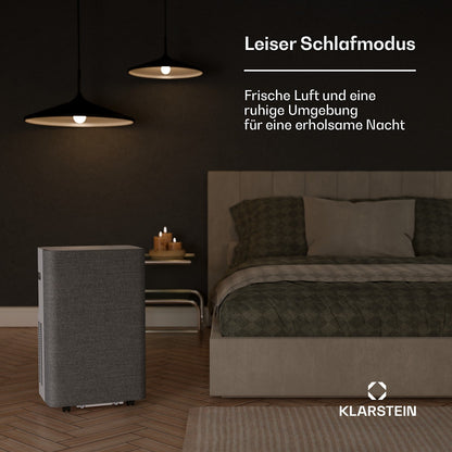Klarstein AireLux Smart 14000 BTU Mobile Klimaanlage R290 App 65m² Grau