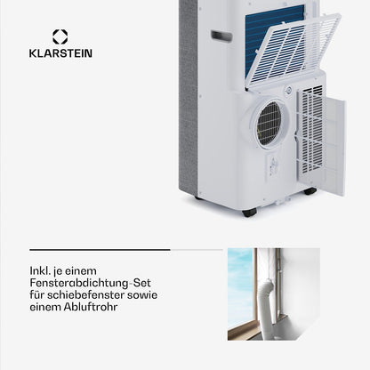 Klarstein AireLux Smart 14000 BTU Mobile Klimaanlage R290 App 65m² Grau