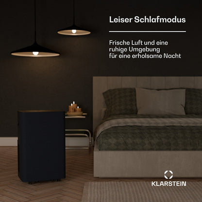 Klarstein AireLux Smart 14000 BTU Mobile Klimaanlage R290 App 65m² Dunkelgrau