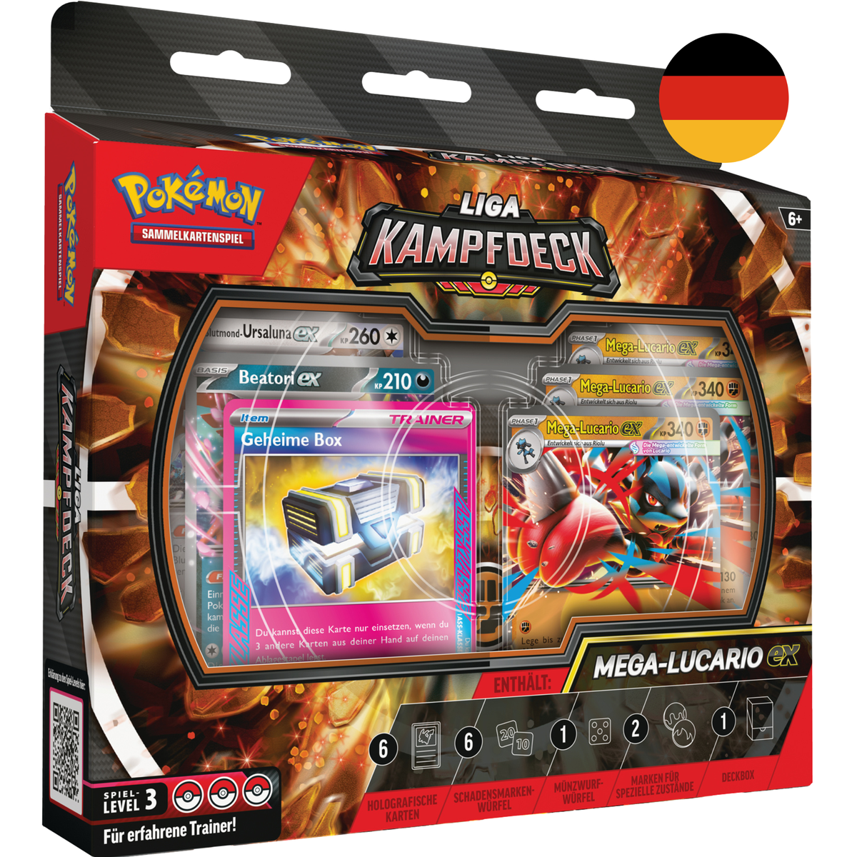 Pokémon TCG: Liga-Kampfdeck Mega-Lucario-ex (Deutsch)
