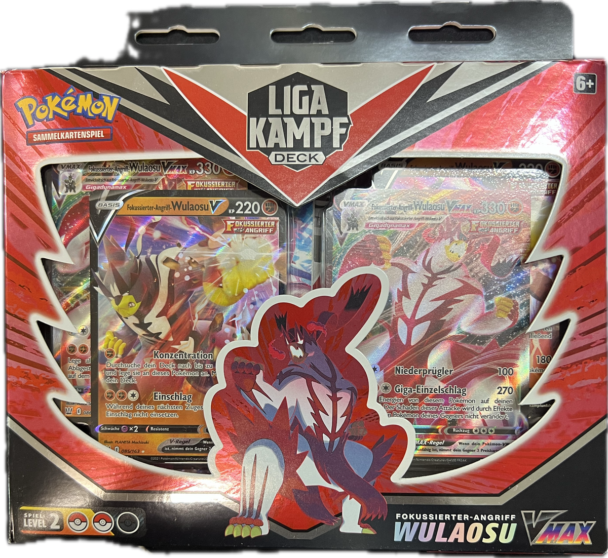 Pokemon TCG Liga Kampfdeck Fokusierter-Angriff Wulaosu Vmax Deutsch